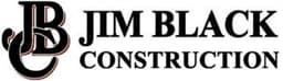 Jim Black Construction logo featuring initials JBC and bold typography.